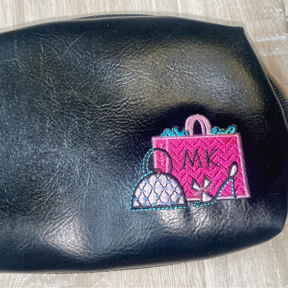 Mary Kay Vintage embroidered and beaded Cosmetics Pouch bag